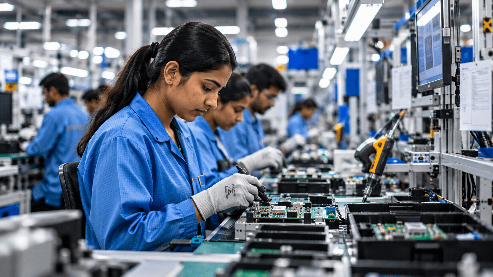 Elektronikfertigung und Montage in Indien
